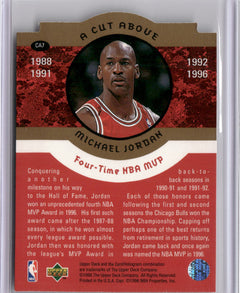 1996-97 Collector's Choice #CA7 Michael Jordan A Cut Above: The Jordan Years-2