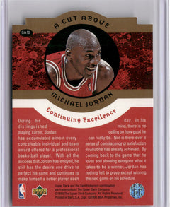 1996-97 Collector's Choice #CA10 Michael Jordan A Cut Above: The Jordan Years-2