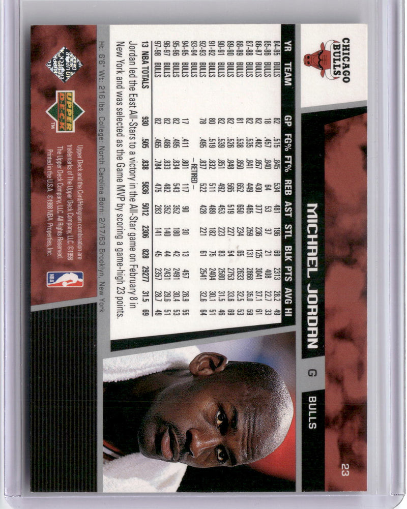 1998-99 Upper Deck #23 Michael Jordan-2