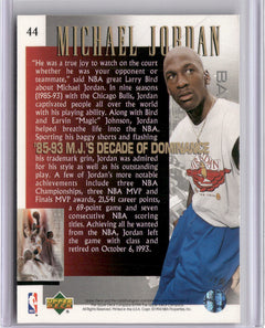 1994-95 Upper Deck #44 Michael Jordan Basketball Heroes: Michael Jordan-2