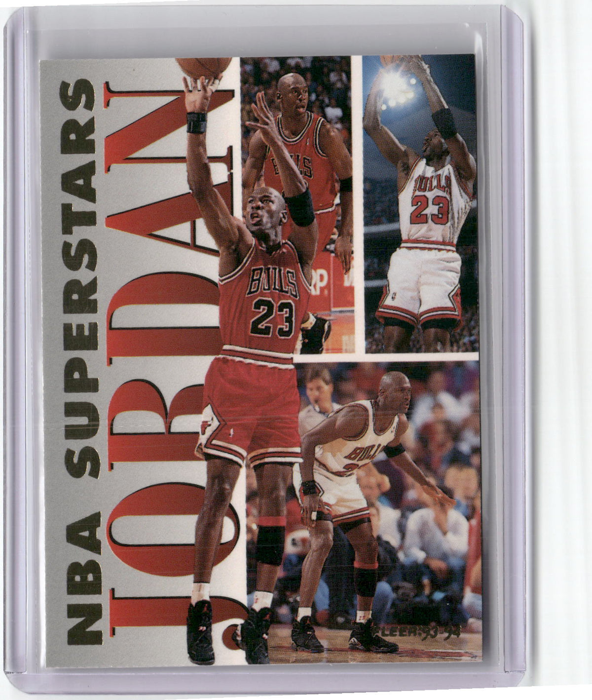 1993-94 Fleer #7 Michael Jordan NBA Superstars-1