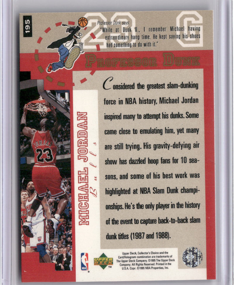 1995-96 Collector's Choice #195 Michael Jordan-2