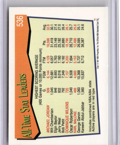 1991-92 Hoops #536 Michael Jordan-2