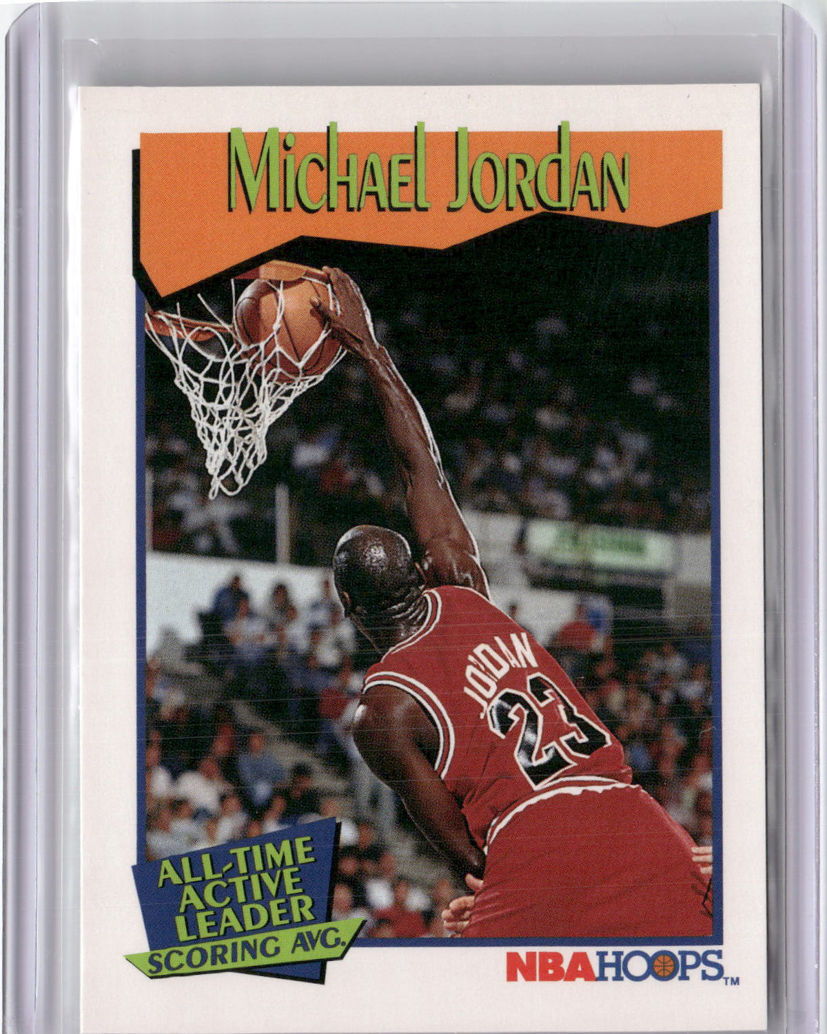 1991-92 Hoops #536 Michael Jordan-1