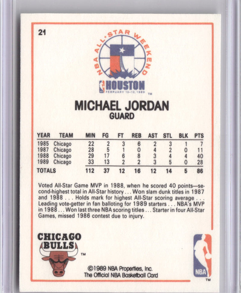 1989-90 Hoops #21 Michael Jordan-2
