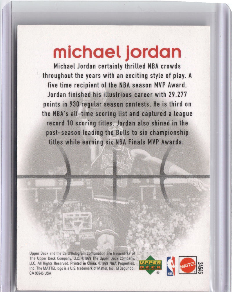 1999 Upper Deck Mattel Maximum Air #NNO Michael Jordan (EX)-2