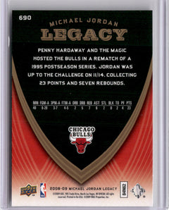 2008-09 Upper Deck Michael Jordan Legacy Collection #690 Michael Jordan-2