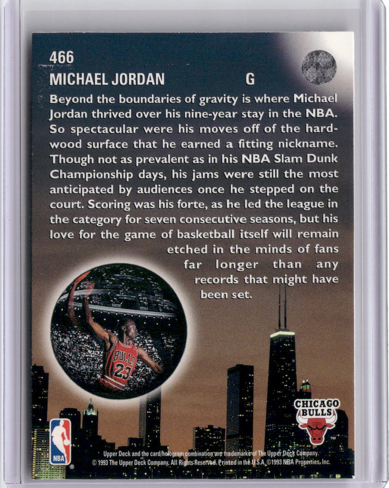 1993-94 Upper Deck #466 Michael Jordan (EX)-2