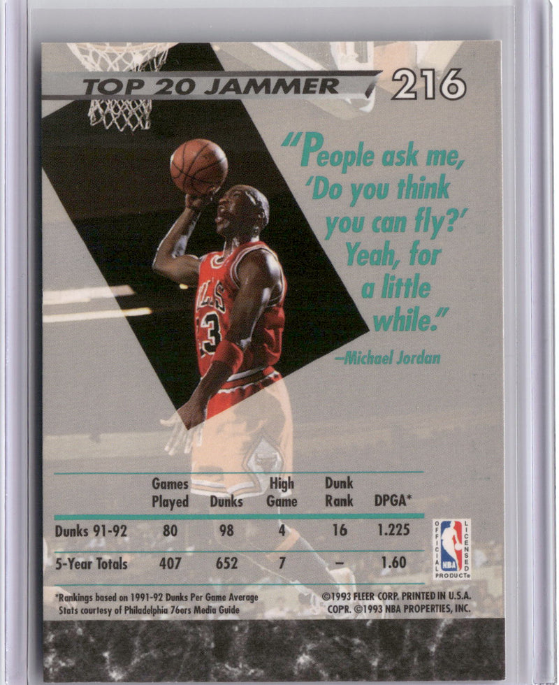 1992-93 Ultra #216 Michael Jordan-2