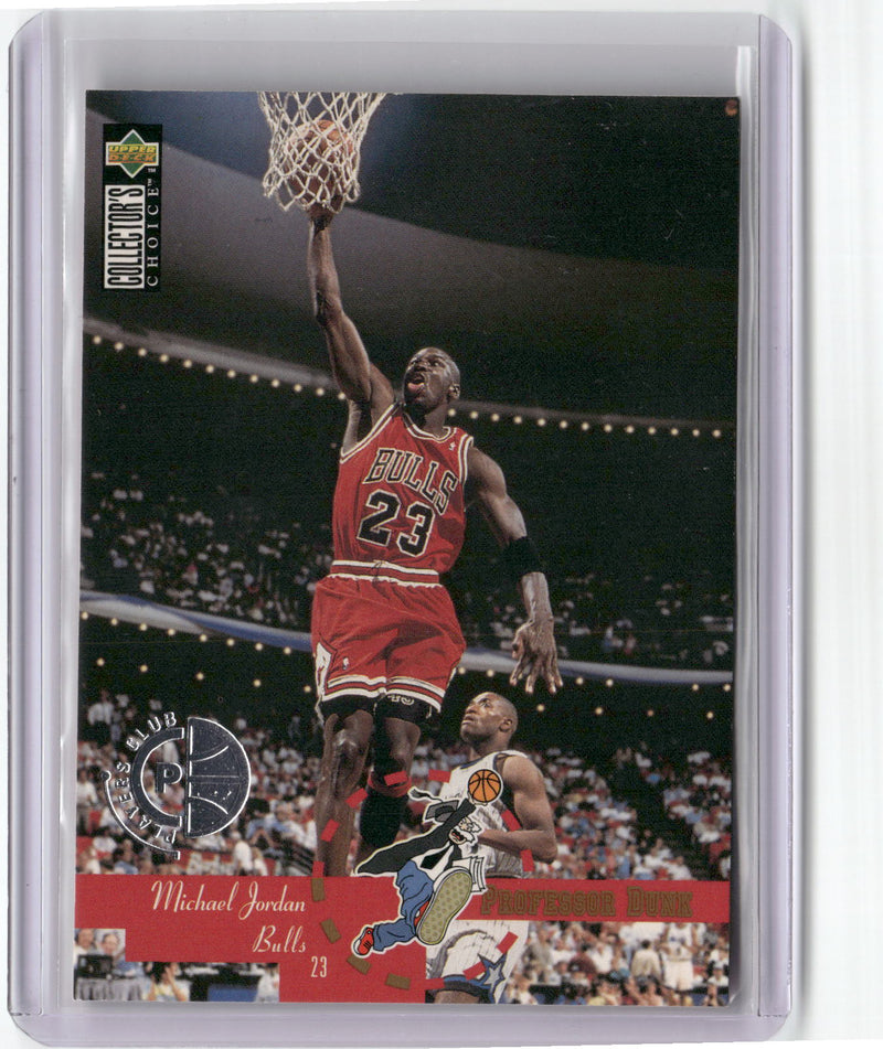 1995-96 Collector's Choice #195 Michael Jordan Player's Club-1