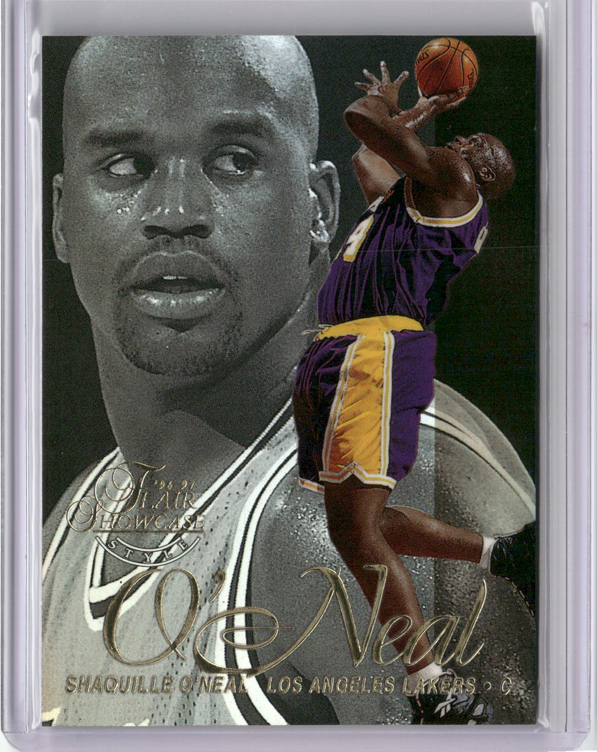 1996-97 Flair Showcase #10 Shaquille O'Neal
