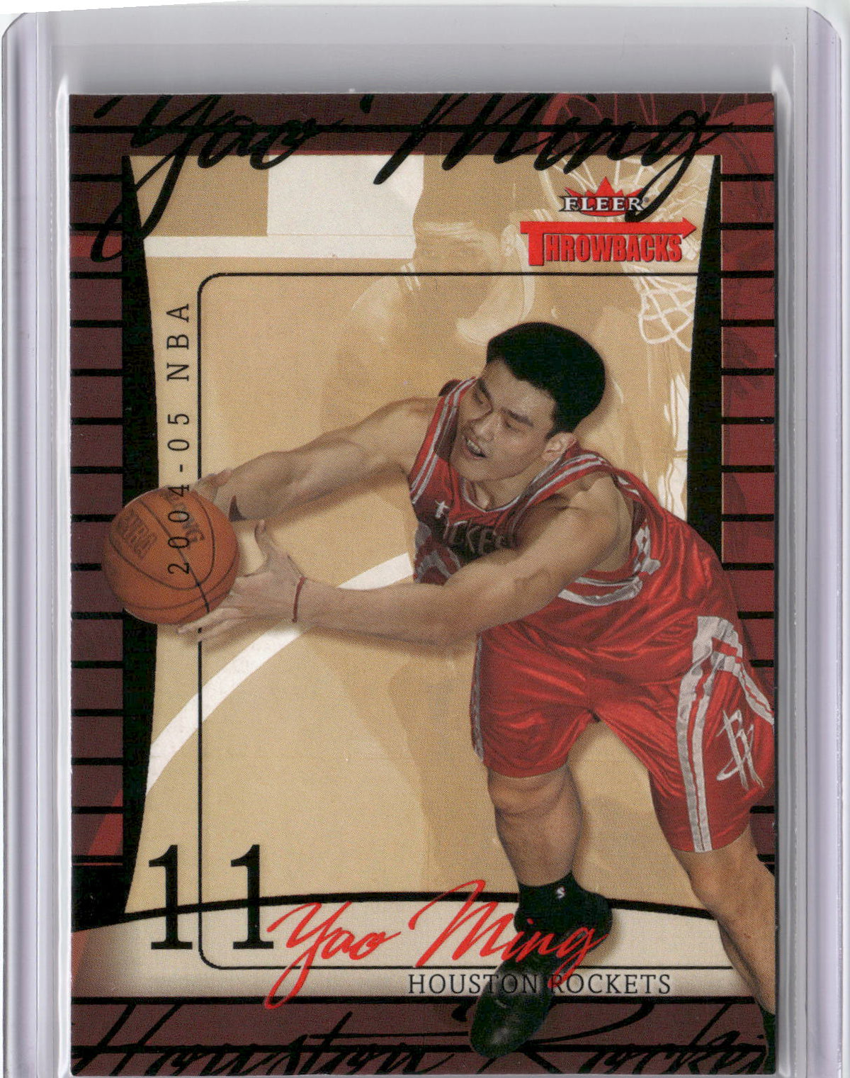 2004-05 Fleer Throwbacks #51 Yao Ming-1