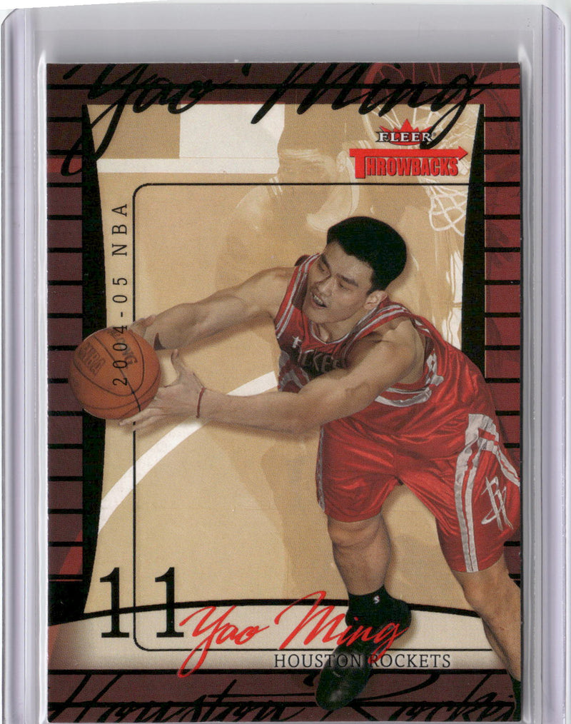 2004-05 Fleer Throwbacks #51 Yao Ming-1