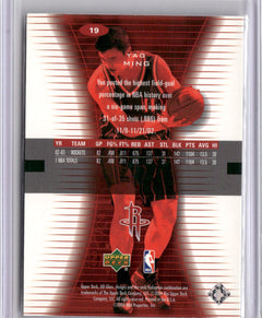 2003-04 UD Glass #19 Yao Ming-2
