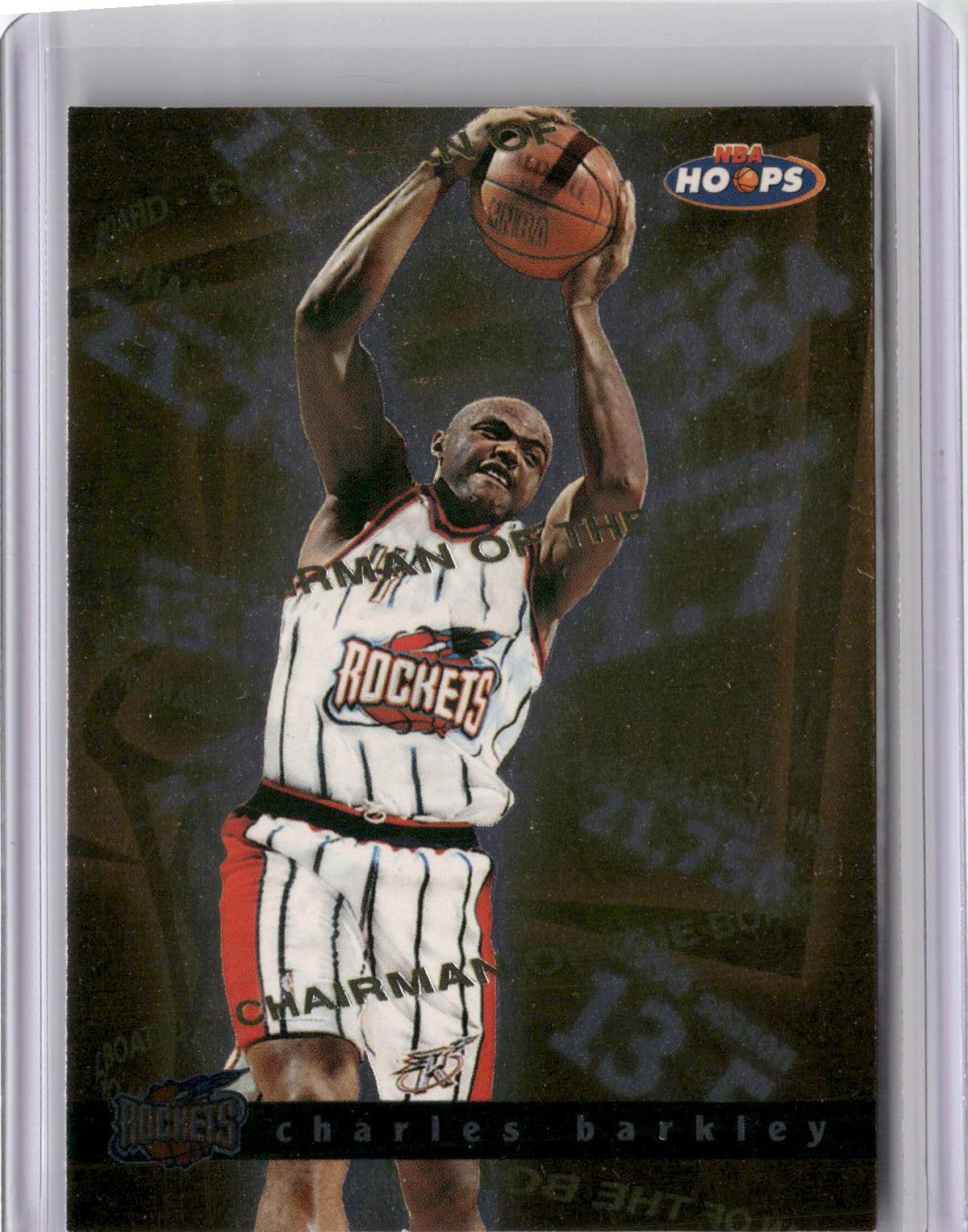 1997-98 Hoops #5 CB Charles Barkley Chairman of the Boards-1