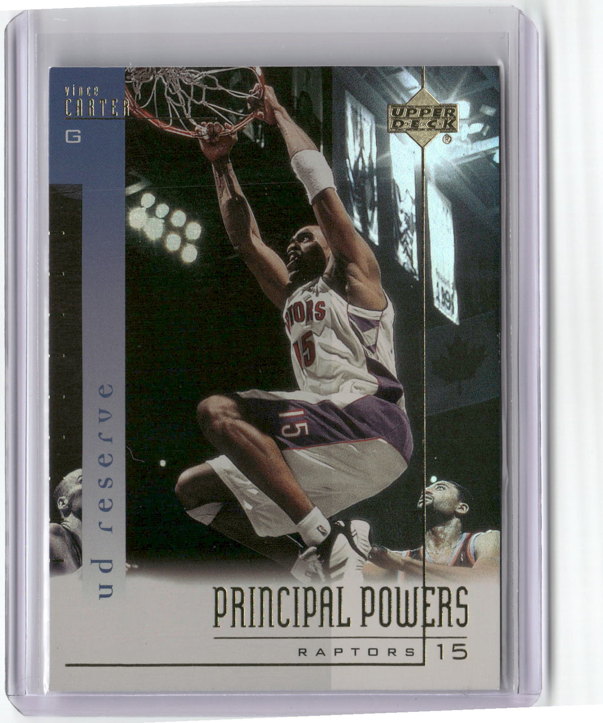 2000-01 UD Reserve #PP3 Vince Carter Principal Powers