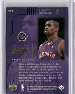 1999-00 Upper Deck Gold Reserve #GS15 Vince Carter Gold Strike!-2