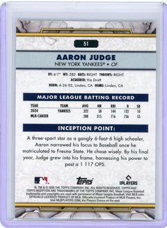 2025 Topps Inception #51 Aaron Judge Green-2