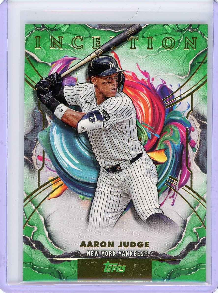 2025 Topps Inception #51 Aaron Judge Green-1