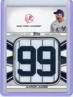 2022 Topps #JNM-AJ Aaron Judge Player Jersey Commemorative Manufactured Relics-1
