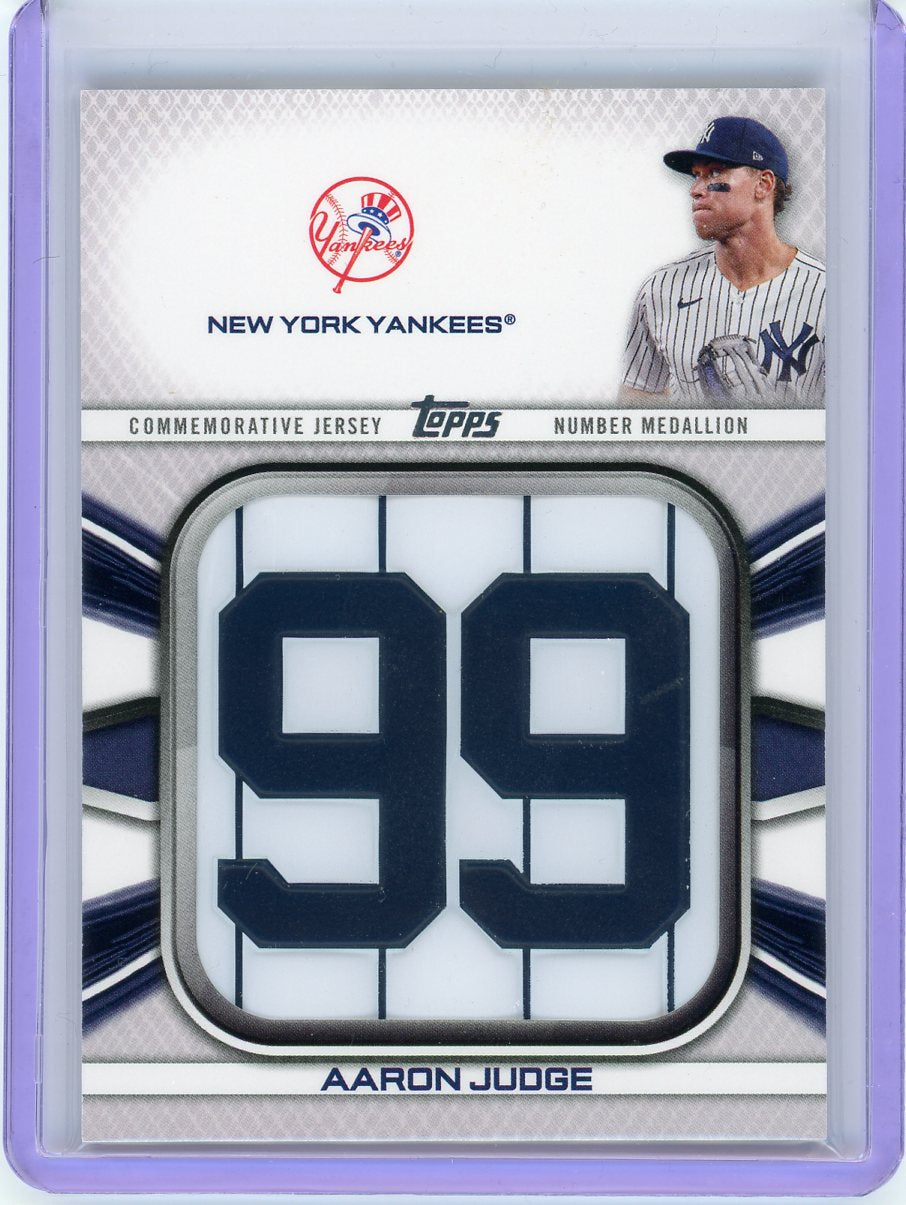 2022 Topps #JNM-AJ Aaron Judge Player Jersey Commemorative Manufactured Relics