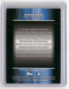 2014 Bowman Draft #BSB-AJ Aaron Judge Scouts Breakout-2