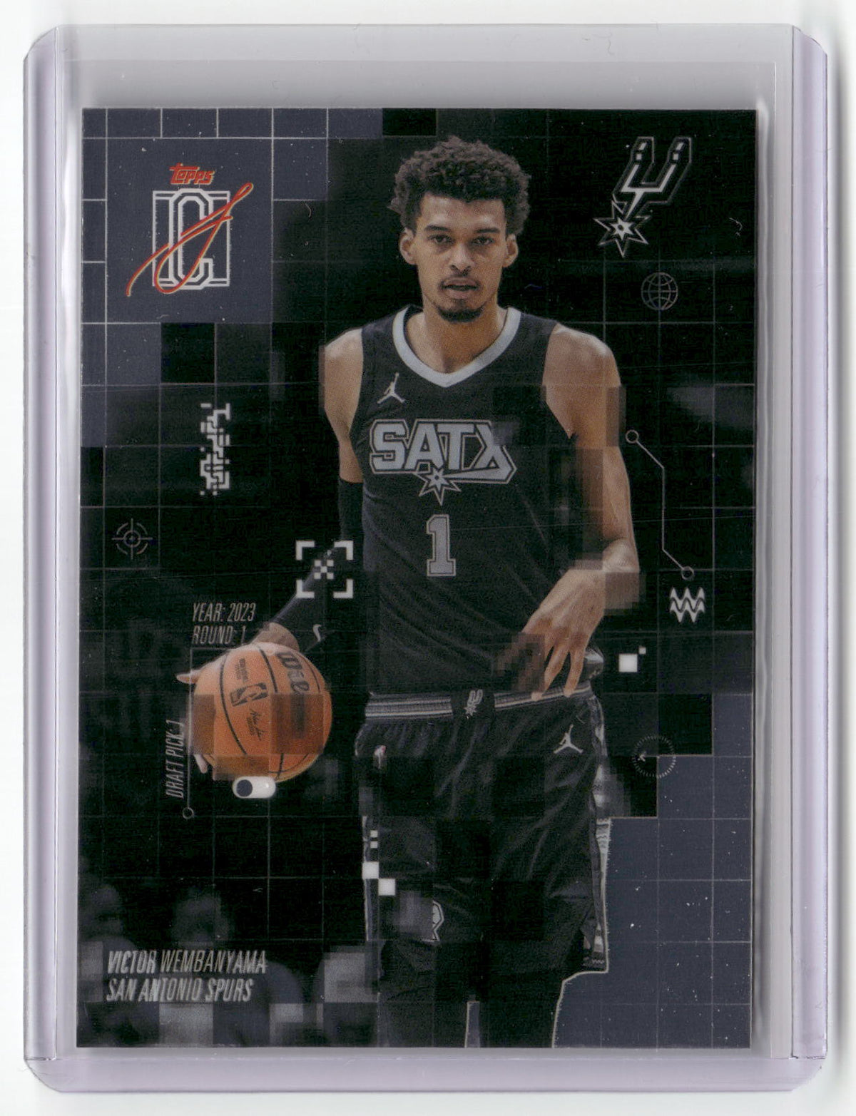 2025-26 Topps Signature Class #AF-17 Victor Wembanyama After Image-1