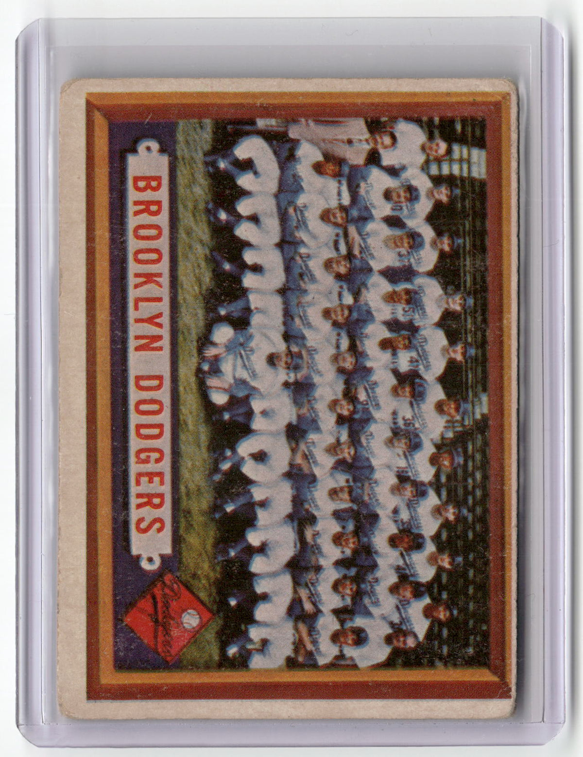 1957 Topps #324 Brooklyn Dodgers (Check Scans For Condition)-1