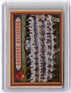 1957 Topps #324 Brooklyn Dodgers (Check Scans For Condition)-1