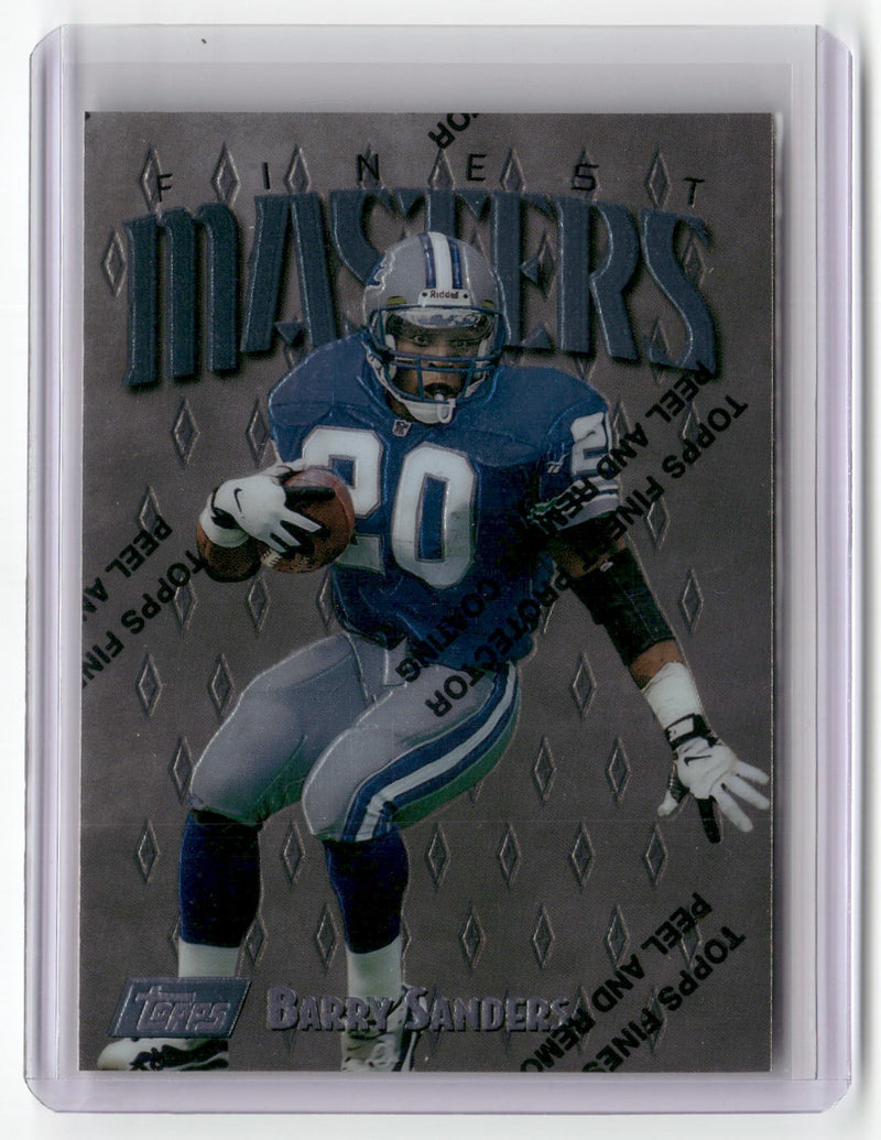 1997 Finest #140 Barry Sanders-1