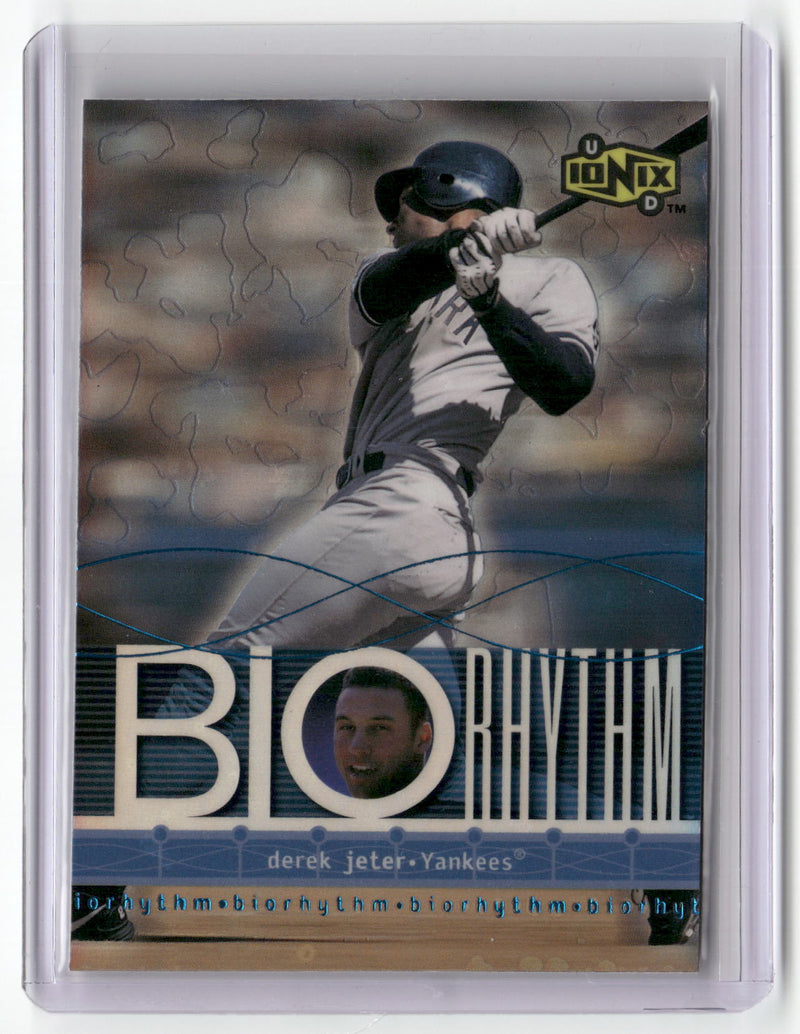 2000 UD Ionix #B2 Derek Jeter BIOrhythm-1