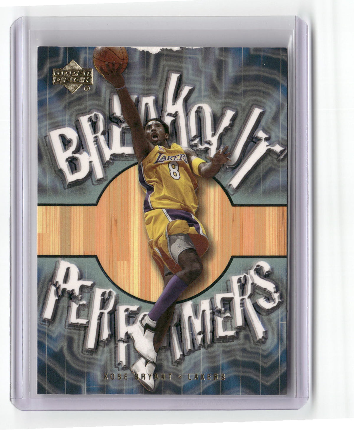 2001-02 Upper Deck #BP8 Kobe Bryant Breakout Performers (Poor Check Scans)