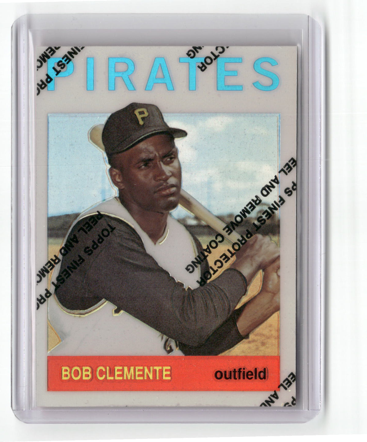 1998 Topps #10 Bob Clemente Roberto Clemente Commemorative Reprints Finest