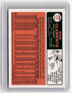 1998 Topps #12 Bob Clemente Roberto Commemorative Reprints Finest Refractors-2