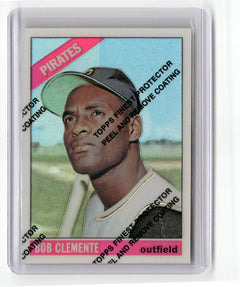 1998 Topps #12 Bob Clemente Roberto Commemorative Reprints Finest Refractors-1