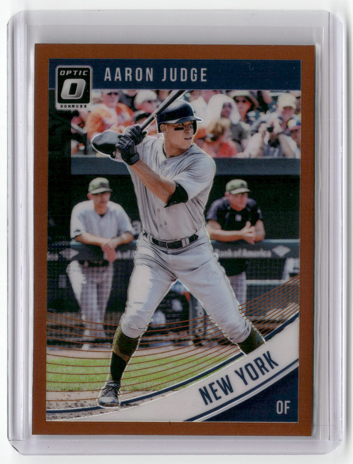 2018 Donruss Optic #114 Aaron Judge Bronze : Back of jersey not visible