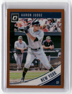 2018 Donruss Optic #114 Aaron Judge Bronze : Back of jersey not visible-1
