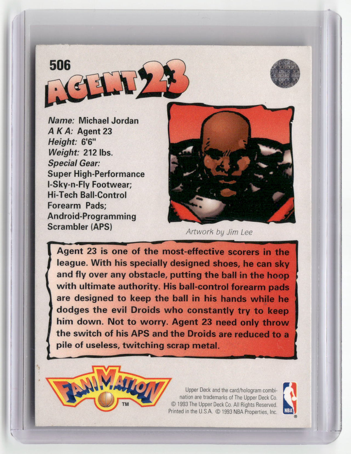 1992-93 Upper Deck #506 Michael Jordan (VG, Check Scans)-2