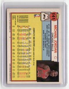 1992-93 Topps #141 Michael Jordan Gold (VG, Check Scans)-2