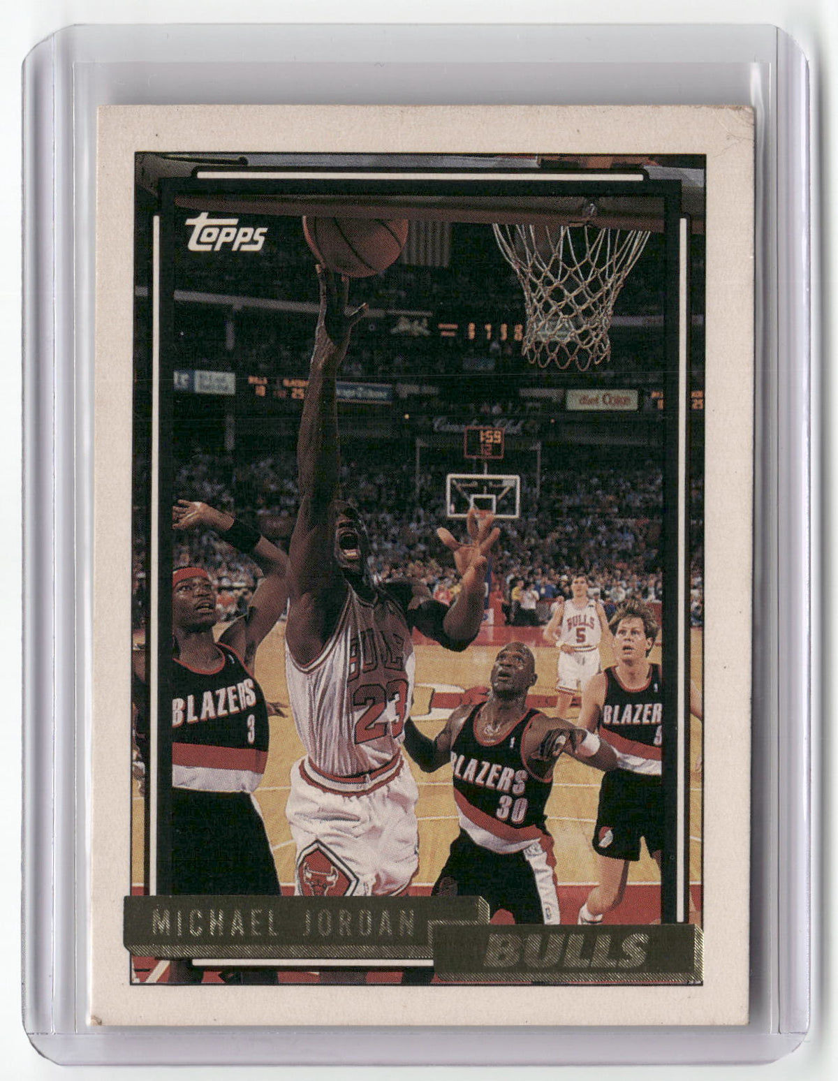 1992-93 Topps #141 Michael Jordan Gold (VG, Check Scans)