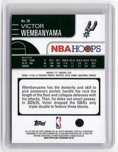 2025-26 Hoops #30 Victor Wembanyama Rainbow-2
