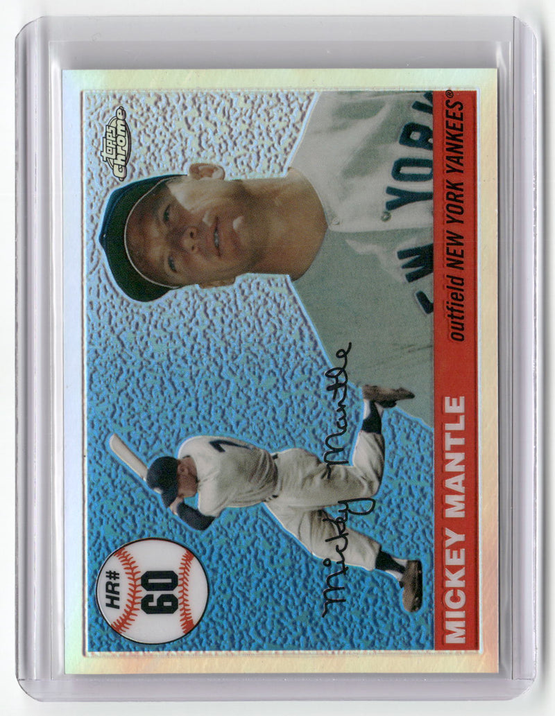 2006 Topps Chrome #MHRC60 Mickey Mantle Home Run History Refractors #/500-1