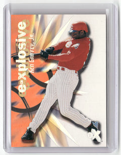 2000 Fleer E-X #17 XP Ken Griffey, Jr. E-Xplosive #/2499-1