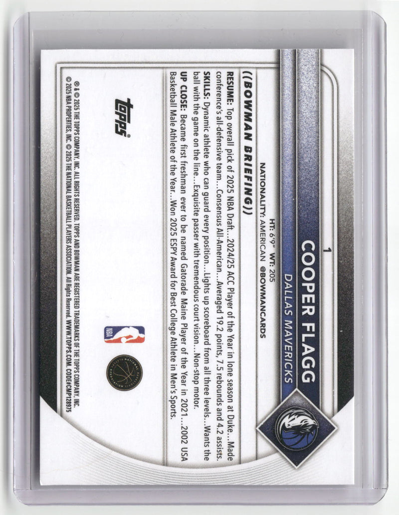 2025-26 Bowman #1 Cooper Flagg-2
