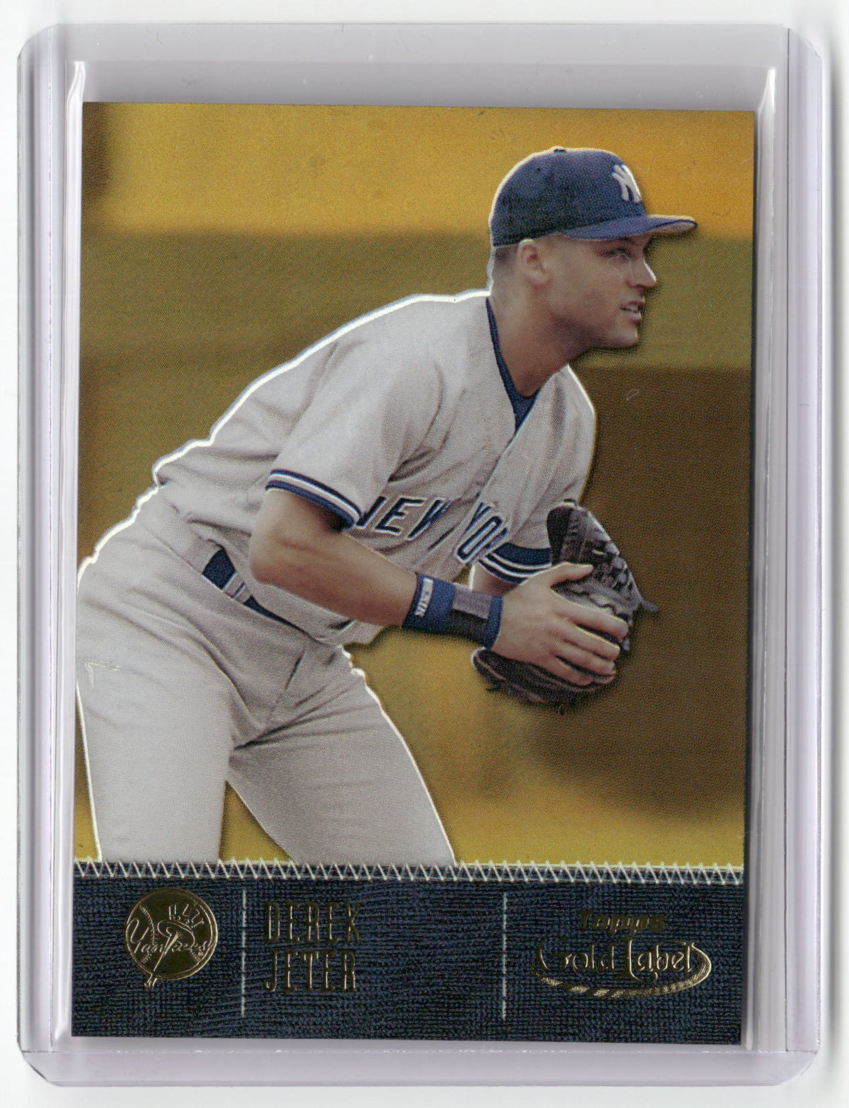 2001 Topps Gold Label #26 Derek Jeter Class 2 Gold #/699
