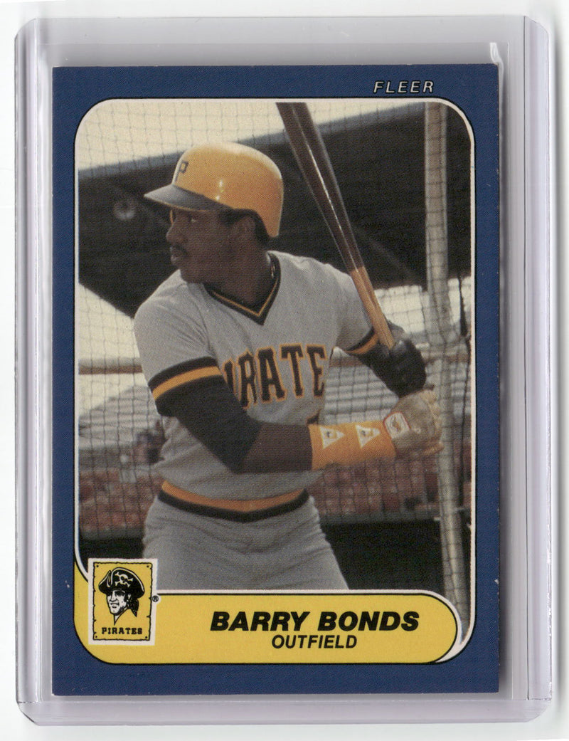 1986 Fleer Update #U-14 Barry Bonds-1