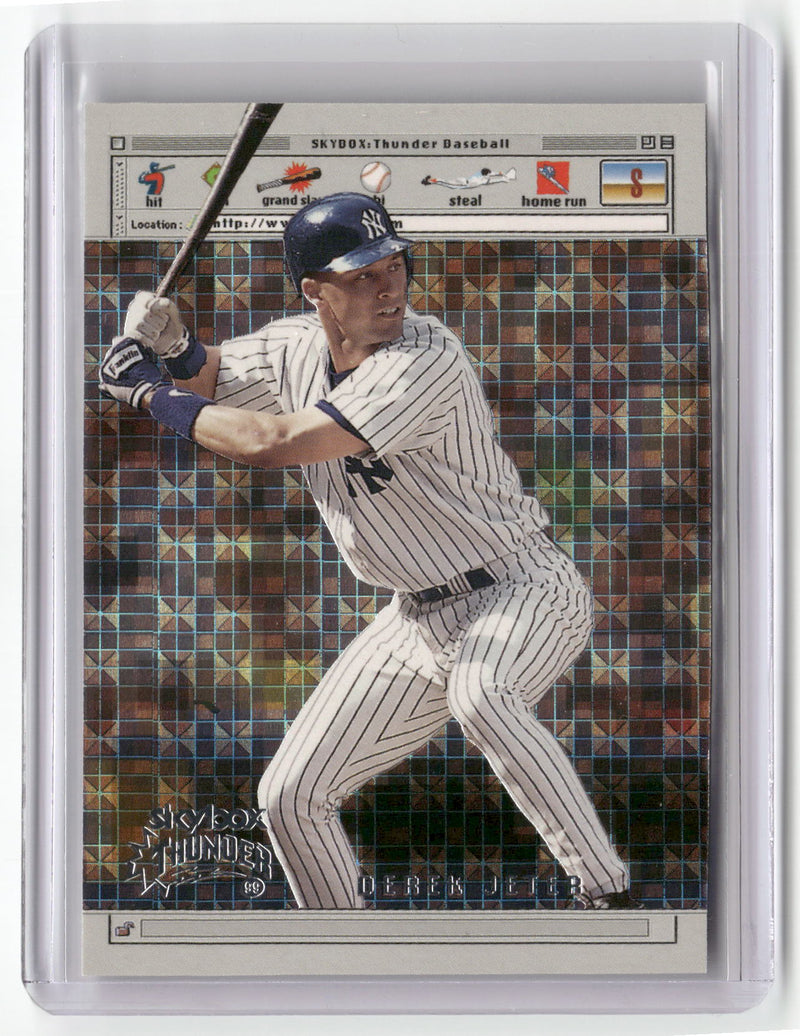 1999 SkyBox Thunder #5 (WB) Derek Jeter www.batterz.com-1