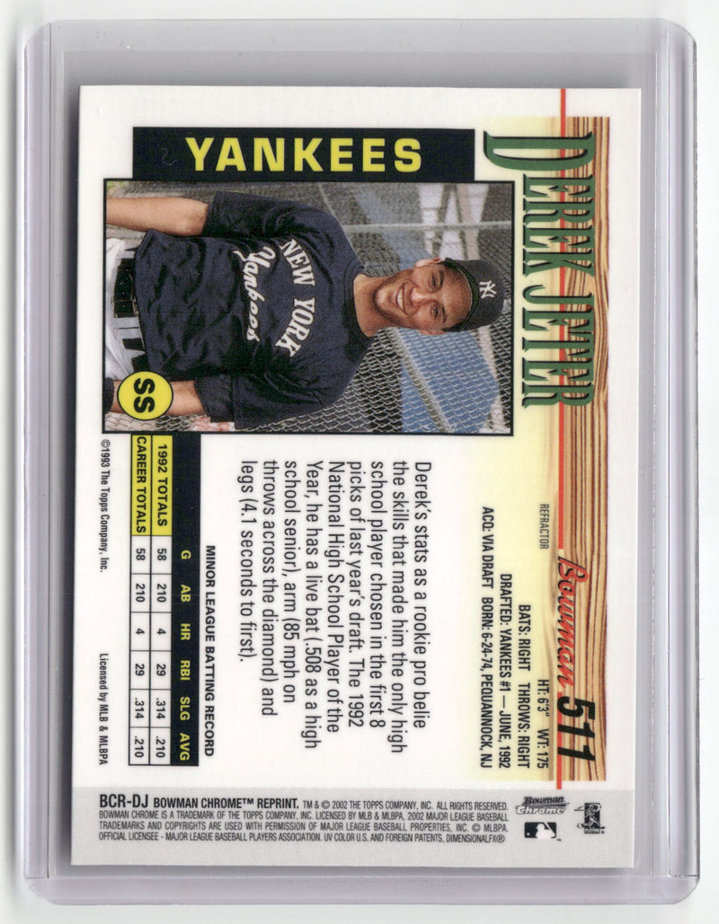 1993 Bowman #511 Derek Jeter-2