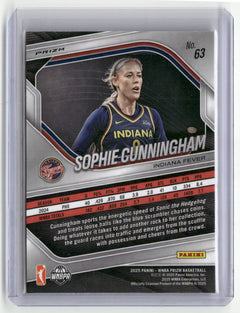 2025 Panini Prizm WNBA #63 Sophie Cunningham Ice Prizms-4