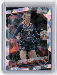 2025 Panini Prizm WNBA #63 Sophie Cunningham Ice Prizms-1